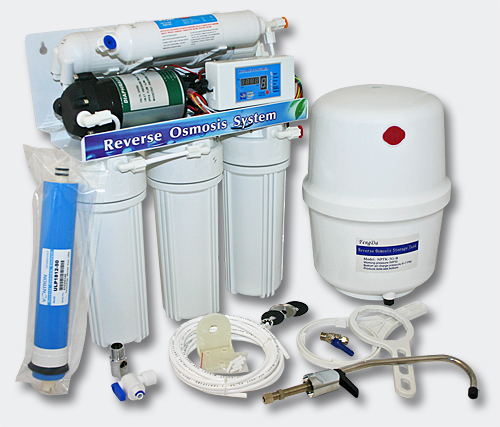 Frizzlife PD400 Système d'osmose inverse compact Système de filtration d'eau potable sans réservoir 400 GPD torsion rapide réduit les TDS faible taux de vidange filtre RO sous évier 